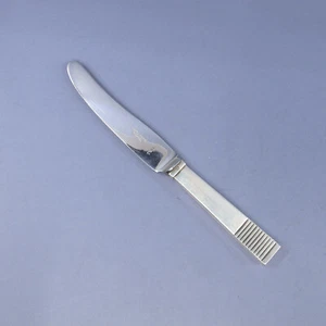 PYRAMID by GEORG JENSEN Sterling Silver Baby Knife~17g 4 1/2" CUTE GIFT No Mono - Picture 1 of 6