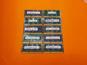 ⭐️⭐️⭐️⭐️⭐️ Lot of 10 Assorted Laptop 2GB PC3-8500 DDR3-1066 RAM Memory Sticks - Picture 1 of 1