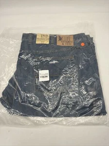 True Nation große und große Herrenjeans entspannte Passform ""Dark Wash"" Baumwolle Denim 56X30 - Bild 1 von 13