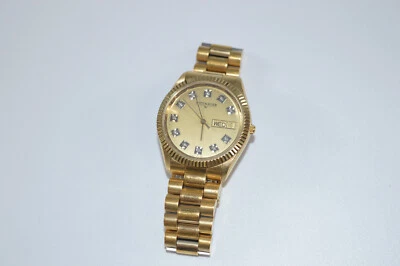 Vintage Wittnauer KW9635 9555 Diamond Dial Swiss Men's Watch - Image 1 of 4