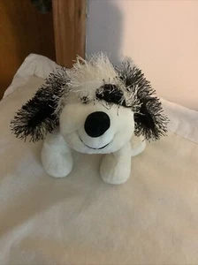 Webkinz Cheeky Black Eye Fuzzy White Dog~EUC- No Code - Picture 1 of 8