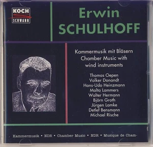 Erwin Schulhoff: Chamber Music with Wind Instruments (Koch Schwann) Like New - Picture 1 of 2
