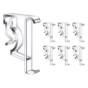 6 Stück Klar Volant Clips 2 Zoll Klar Blind Clips Ersatz, Für-Jalousie-Valance - Bild 1 von 13