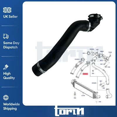 Tubo de manguera turbo intercooler para Ford Focus Mk2 C-Max 1.6 TDCi 6M516K863HB - Imagen 1 de 4