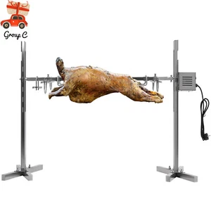 Asador de asador grande 53" pollo cerdo cordero asado parrilla eléctrica 220V - Imagen 1 de 21