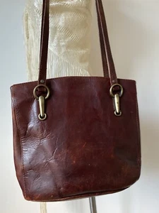 POLO Ralph Lauren Vint Dk Brown Shoulder Bag. - Picture 1 of 6