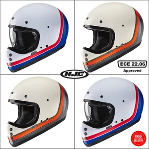 HJC V60 Scoby MC7 Brown Orange Full Face Road Motorcycle Helmet ECE-22.06 - Picture 1 of 7