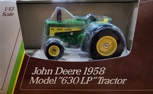 John Deere 630 & 1943 Model “A” Tractor 1/43 1988 P & Manure Spreader 1/43 Scale - Picture 1 of 3