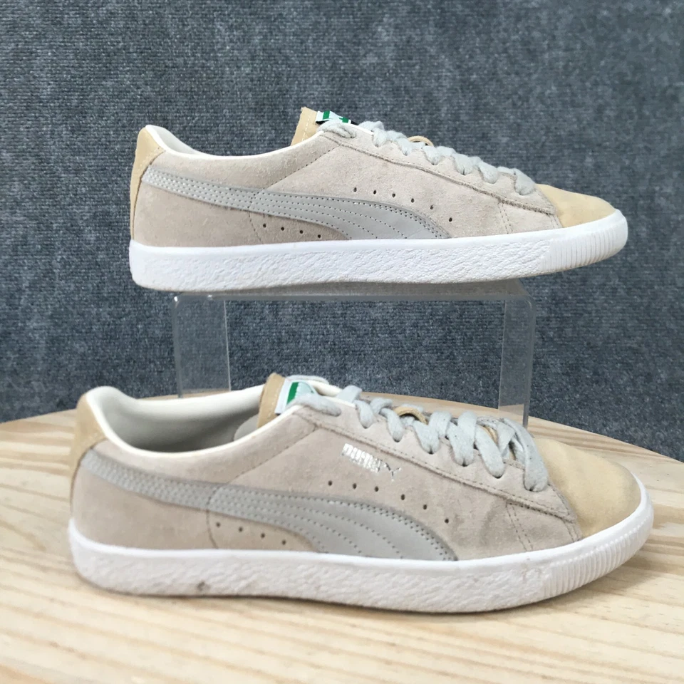 Puma Shoes Womens 8 Classic Low Top Lace Up Walking Sneakers Beige Suede Casual - Image 1 of 4
