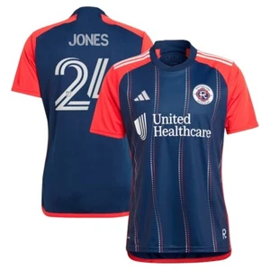 New England Revolution DeJuan Jones adidas 2024 Replica Player Jersey Men's L - Picture 1 of 4