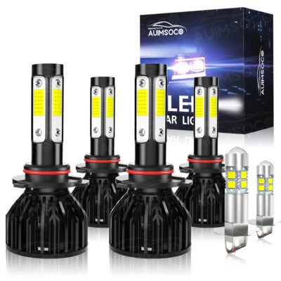 For GMC C1500 2500 C3500 Suburban 1997 1998 1999 6x LED Lamps Fog Light Kit - Image 1 of 4