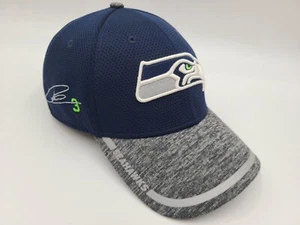 Seattle Seahawks Russell Wilson #3 New Era 39Thirty Flex Fitted S-M Hat Cap NFL - Picture 1 of 12