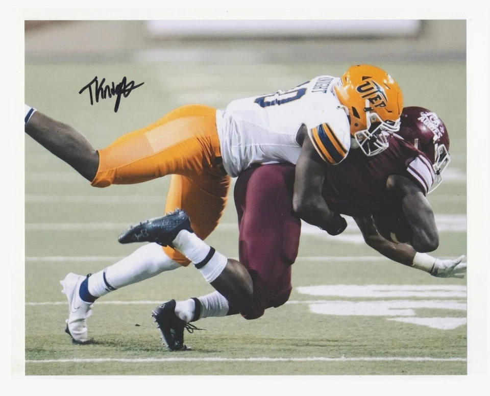 TYRICE KNIGHT - Signed/Autographed - UTEP MINERS - 8x10 Photo w/COA - Image 1 of 1