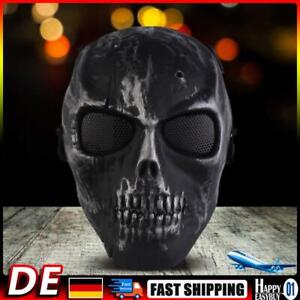 Skeleton Play Face Shield Breathable Horror Headdress Poison-free Halloween Prop