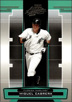 2005 Playoff Absolute Memorabilia #70 Miguel Cabrera    Florida Marlins - Image 1 of 2
