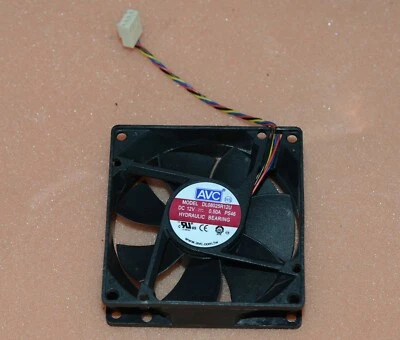 AVC DS08025R12U-011 8025 80mm x 25mm Hydraulic Cooling Fan DC 12V 0.5A - Image 1 of 4