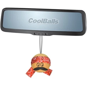 CoolBalls Cool Dude rotes Bandana hängender Rückspiegel Auto Charm Zubehör - Bild 1 von 6
