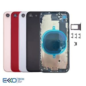 Cubierta posterior para iPhone 8 carcasa marco trasero vidrio marco carcasa premontada - Imagen 1 de 1