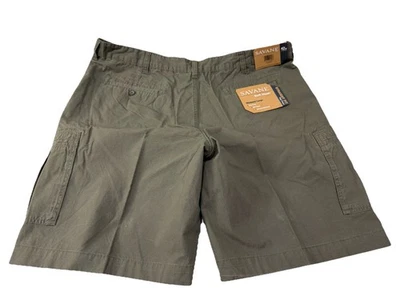 Pantalones Cortos Carga Savane Weekend Para Hombre Talla 42 Verde Oliva Lona 10" Entrepierna Exterior $48 Foto 1 de 4