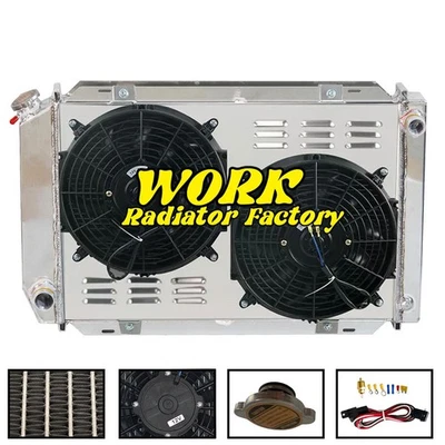 Radiador + Ventilador de cubierta para Ford Mustang/LTD/Granada Mercury Capri/Cougar/Marquis Foto 1 de 4