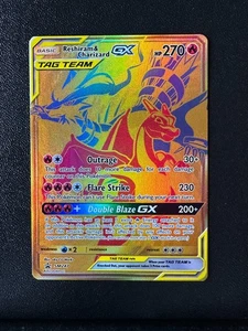 Pokemon TCG - Sonne & Mond Promo - Reshiram & Charizard GX TAG TEAM SM247 - Bild 1 von 2