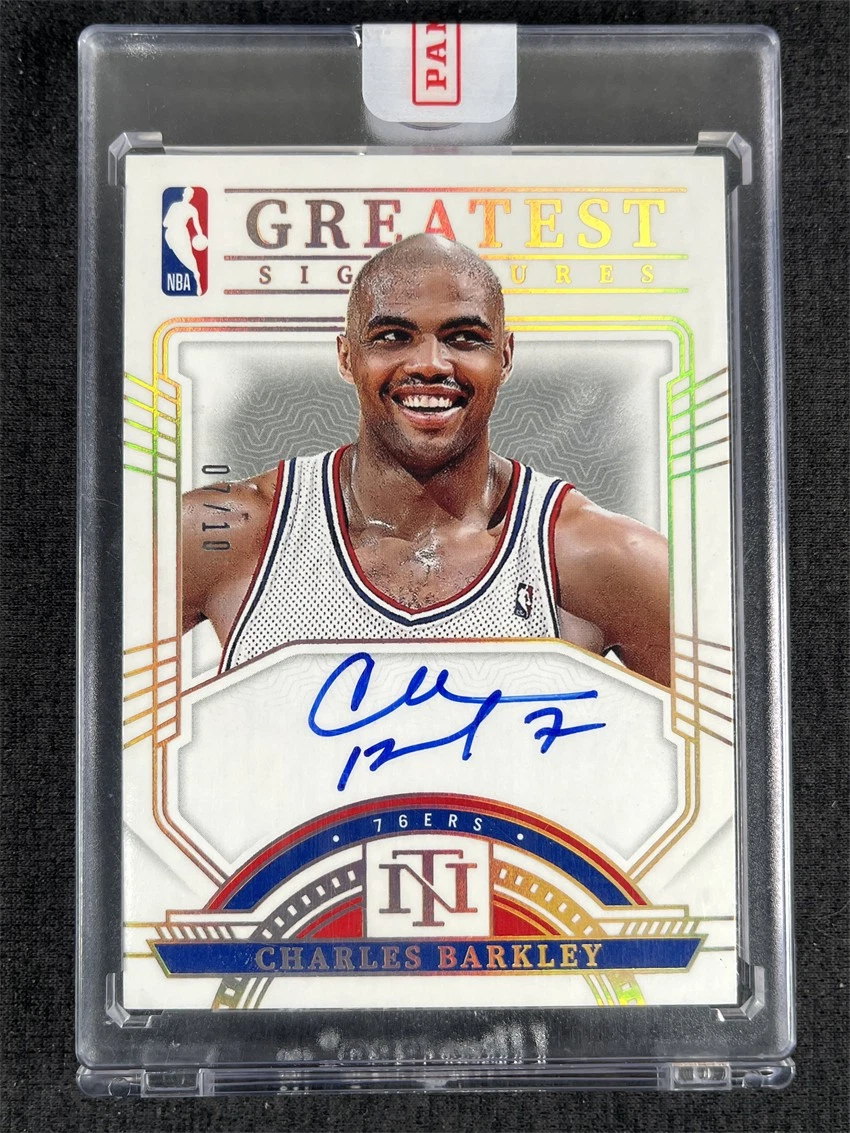 Charles Barkley Autographed Basketball Trading Cards & Accessories