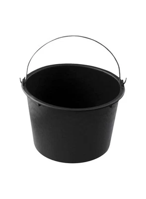 Baueimer 20 Liter Eimer schwarz Wassereimer Putzeimer Kübel Mörtel PVC - Bild 1 von 3