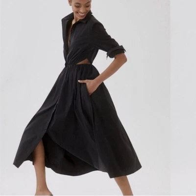 Anthropologie Black Cut Out Midi Dress, Size XL, Excellent condition 🎉 - Image 1 of 4