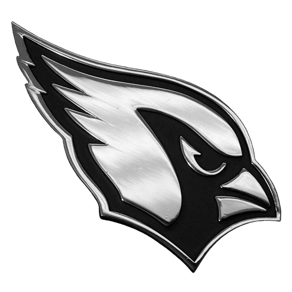 Arizona Cardinals Premium Solid Metal Chrome Plated Car Auto Emblem Stockdale - Изображение 1 из 1