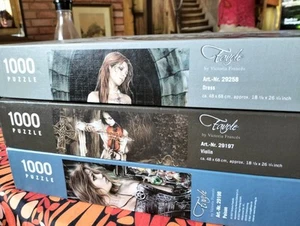 Heye Favole by Victoria Frances 3 Puzzle Konvolut 1000 Teile gebraucht - Bild 1 von 5