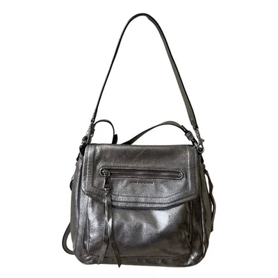 Aimee Kestenberg 5th Avenue Convertible Leather Shoulder Pewter Bag NWT MSRp 278 - Image 1 of 4