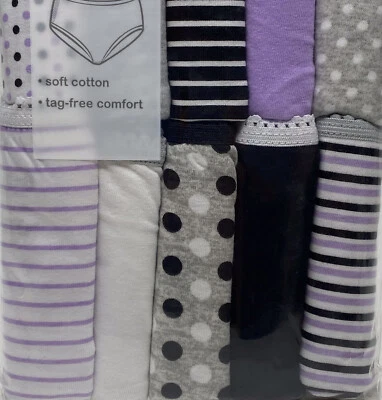 Wonder Nation Panties Girls Brief Underwear 10 Pack 100% Cotton No Tag Size 6 - Image 1 of 4