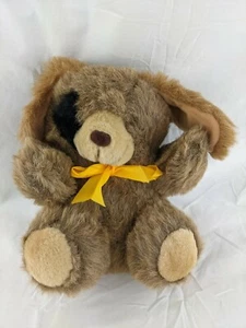 Cuddle Wit Brown Dog Plush Black Eye 11 Inch Stuffed Animal Toy - Picture 1 of 7