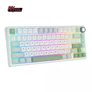 RK Royal Kludge R75 Gasket Wired Mechanical Gaming Keyboard 80 Keys RGB Backlit - Foto 1 di 34