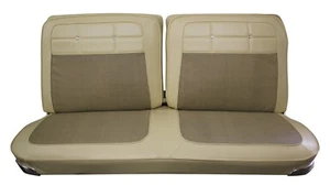 Tapicería de asiento de banco delantero Impala 1962 cupé en tu elección de color OEM  - Imagen 1 de 4