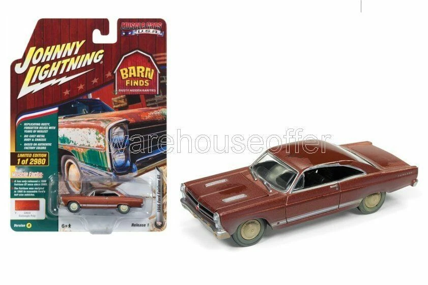 Johnny Lightning 1:64 Muscle Cars EE. UU. 2018 1 A 1966 Ford Fairlane GT JLCP7078 Foto 1 de 1