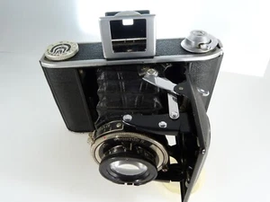 VINTAGE VOIGTLANDER BESSA 66 FILM CAMERA with VASKAR 75/4.5 LENS.READ - Picture 1 of 24
