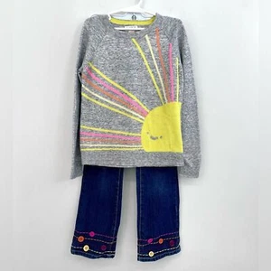 Sunshine Outfit Jeans and Sweater Girls 6/7 - Picture 1 of 10