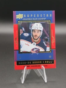 Johnny Gaudreau 2023-24 Upper Deck Serie 1 Hockey #HR-1 Honor Roll Rojo - Imagen 1 de 2