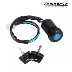 Ignition Switch Key For ATV Quad Pocket Dirt Pit Bike Taotao Roketa Sunl 4-Wire - Bild 1 von 12