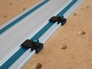 Makita Guide Rail Limit Stops - Pair of 2 for Makita Track Saw Guide Rails - Picture 1 of 5