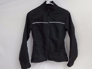 Performance Bicycle Women's Ultra Fleece full zip Jacket Black Small (2043)