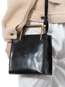 Genuine Italy Cowhide Leather shoulder bag | Woman handcrafted leather bag, eleg - Picture 1 of 17
