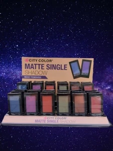 6 Colors Full Size City Color Matte Eye Shadows You Get All 6 New! - Picture 1 of 9