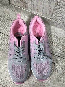 Fashion Professional Skateboard Shoe Womens Pink Mesh Lace Up Sneakers Size 6.5 - Picture 1 of 5