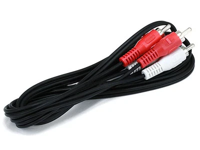6FT. CABLE RCA TO RCA CONNECTORS--NEW! - Image 1 of 2