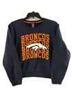 New with Tags Denver Broncos Women’s Crop Top Sweater Size XL Black