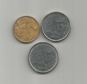 Brazil Coins x 3