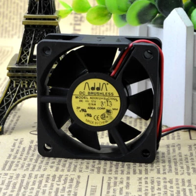 1pc ADDA AD0612HS-C70GL 6CM 6020 12V 0.16A 2-wire Cooling Fan - Image 1 of 2