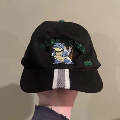 Sombrero Pokémon Vintage Juvenil 1999 Blastoise #9 Headstart Snapback Años 90 Raro🔥 Foto 1 de 4